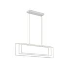 Kichler 84331WH 3-Lights White 390W Chandelier