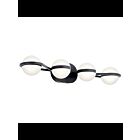 Kichler 85093MBK 4-Lights Matte Black 40W LED Vanity Light