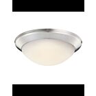 Kichler 8881NI 1-Light Brushed Nickel 100W Flush Mount Ceiling Light