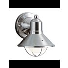 Kichler 9021NI 1-Light Brushed Nickel 60W Outdoor Wall Light