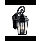 Kichler 9034BKT 3-Lights Textured Black 60W Outdoor Wall Light