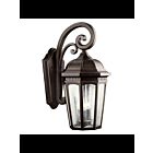 Kichler 9034RZ 3-Lights Rubbed Bronze 60W Outdoor Wall Light