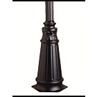 Kichler 9510BK Black Cast Aluminum Post