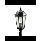 Kichler 9533RZ 3-Lights Rubbed Bronze 60W Outdoor Post Light
