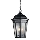 Kichler 9539BKT 3-Lights Textured Black 60W Outdoor Pendant