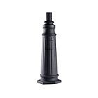 Kichler 9542BK Black Cast Aluminum Post