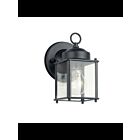 Kichler 9611BK 1-Light Black 60W Outdoor Wall Light