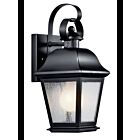 Kichler 9707BK 1-Light Black 100W Outdoor Wall Light