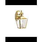 Kichler 9711PB 1-Light Polished Brass 100W Outdoor Wall Light