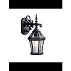Kichler 9789BK 1-Light Black 100W Outdoor Wall Light