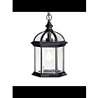 Kichler 9835BK 1-Light Black 100W Outdoor Pendant