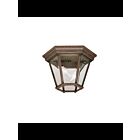 Kichler 9850TZ 2-Lights Tannery Bronze 60W Outdoor Flush Mount