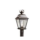Kichler 9909OZ 1-Light Olde Bronze 150W Outdoor Post Light