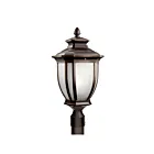 Kichler 9938RZ 1-Light Rubbed Bronze 150W Outdoor Post Light