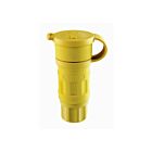Leviton 27W48 Nema L6-20R Locking Connector & Cap