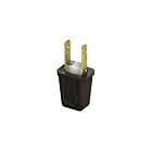Leviton 123-P Brown Plastic Plug-Nema1-15P