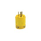 Leviton 515PV 2P3W 15A125V Grounding Plug Yellow