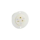 Leviton 5479-C White Flanged Outlet-Nm6-20R