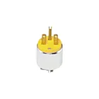 Leviton 615PA 2P3W 15A 250V Arm Grounding Plug