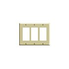 Leviton PJ263-I Wallplate 3 Gang Ivory Pb1/10/050