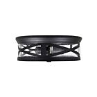 Ledvance MTLDRUMFLUSH-120-11SG-BL-VIDCC Black 13W Ceiling Light