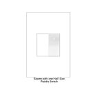 Legrand Adorne ASPD1531W4 White Switch - Half-Size