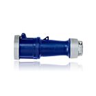Leviton 4100C9WLEV 100 Amp Pin & Sleeve Connector-Blue