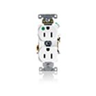 Leviton 8200-HW 15A 125V Receptacle