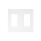 Leviton AWP0F-20W 2N0W-Fins-W Wallplate