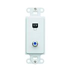 Leviton 40659-w White Telephone/Video Insert
