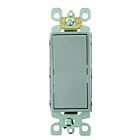 Leviton 5601-p2g Gray Rocker Switch