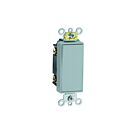 Leviton 5693-2gy Gray Rocker Switch