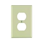 Leviton 80503-i Ivory Wallplate 1 Gangs