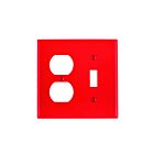 Leviton 80705-r Red Wallplate 2 Gangs