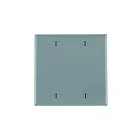 Leviton 80725-gy Grey Wallplate 2 Gangs
