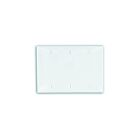 Leviton 80735-w White Wallplate 3 Gangs