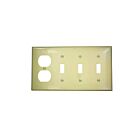 Leviton 80743-w White Wallplate 4 Gangs