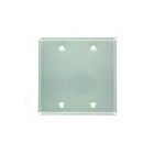 Leviton 83025-ext Grey Wallplate 2 Gangs