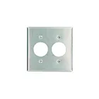 Leviton 84052-40 Stainless Steel Single Receptacle Wallplate