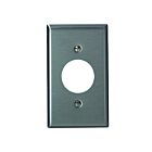 Leviton 84104-40 Silver Wallplate 1 Gangs
