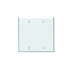 Leviton lev-88025 White Blank Wallplate