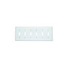 Leviton lev-88036 White Toggle Switch Wallplate