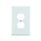 Leviton lev-88103 White Duplex Outlet Receptacle Wallplate