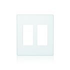 Leviton awp00-20i Ivory Wallplate 2 Gangs