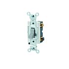 Leviton csb3-20g Gray Toggle Switch