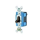 Leviton m1201-lhw Brown Toggle Switch