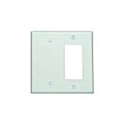 Leviton p1426-w White Wallplate 2 Gangs