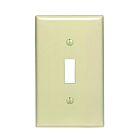 Leviton pj1-i Ivory Wallplate 1 Gangs