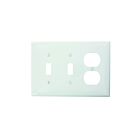 Leviton pj21-w White Combination Wallplate