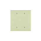 Leviton pj23-t Light Almond Wallplate 2 Gangs